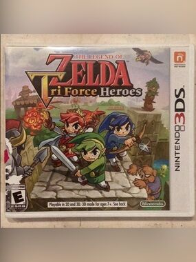 Legend Of Zelda Tri Force Heroes Nintendo 3DS Game CIB Tested